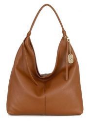 Anna Morellini Skórzana torebka "Samuela" w kolorze karmelowym - 38 x 30 x 10 cm rozmiar: onesize. Brązowe torby na ramię Anna Morellini, bez wzorów, z materiału, na ramię, bez dodatków. Za 339.99 zł.