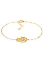 Elli Damski Hamsa Hand Fatima Spiritual z kryształami w srebrze 925 szt. Bransoletki 1 ct. Brązowe bransoletki Elli, srebrne. Za 168.99 zł.