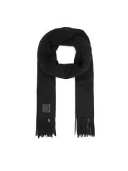 Calvin Klein Szalik Emblem LV04D8060G Czarny. Czarne rękawiczki Calvin Klein, bez wzorów, z wełny. Za 349.99 zł.