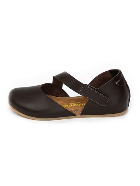 Comfortfusse Skórzane baleriny w kolorze brązowym rozmiar: 39. Brązowe baleriny Comfortfüße, bez wzorów, ze skóry, bez obcasa. Za 249.95 zł.