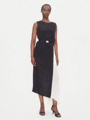 Simona Corsellini Sukienka koktajlowa P25CPAB01001 Kolorowy Slim Fit. Sukienki SIMONA CORSELLINI, bez wzorów, z syntetyku, wizytowe, bez kołnierzyka, bez ramiączek. Za 1,119.00 zł.
