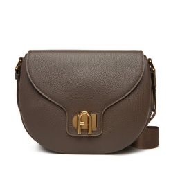 Torebka Furla. Brązowe listonoszki Furla, bez wzorów, bez dodatków. Za 1,949.00 zł.