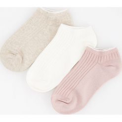 Skarpetki stopki 3 pack - Kremowy. Skarpety Reserved. Za 24.99 zł.