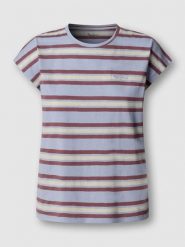 Pepe Jeans Koszulka "Charlot" w kolorze błękitnym rozmiar: M. Niebieskie bluzki Pepe Jeans, m, bez wzorów, z bawełny, bez kołnierzyka, bez ramiączek. Za 87.61 zł.