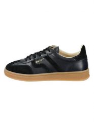 GANT Footwear Skórzane sneakersy "Cuzima" w kolorze czarnym rozmiar: 38. Czarne trampki GANT Footwear, bez wzorów, bez zapięcia. Za 351.59 zł.