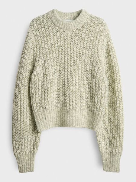 OPUS Sweter w kolorze jasnozielonym rozmiar: 38. Zielone swetry Opus, bez wzorów, z wełny, bez ramiączek. Za 219.95 zł.