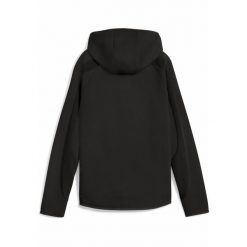 Damska rozpinana bluza Evostripe z kapturem PUMA Black. Czarne bluzy Puma, bez wzorów, z kapturem. Za 349.00 zł.