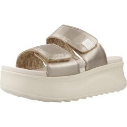 Sandały HEY DUDE DELRAY SLIDE CLASSIC Złoty. Żółte sandały PRO BRANDS, bez wzorów, z syntetyku, bez obcasa, bez zapięcia. Za 318.41 zł.