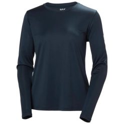 Bluza damska Helly Hansen Tech Crels 2.0. Niebieskie bluzy Helly Hansen, s, bez wzorów, z materiału, bez kaptura. Za 194.50 zł.
