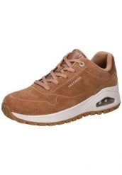 Buty SKECHERS UNO RUGGED-CHILLPROO Brązowy. Brązowe trekkingi Skechers, z materiału, trekkingowe. Za 405.30 zł.