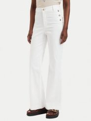 Guess Jeansy W6GA0P W2440 Biały Regular Fit. Białe jeansy Guess, z aplikacjami. Za 524.99 zł.