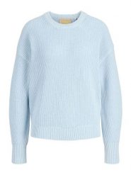 JJXX Sweter w kolorze błękitnym rozmiar: S. Niebieskie swetry JJXX, s, bez wzorów, z bawełny, bez ramiączek. Za 113.99 zł.