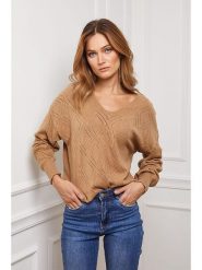 Joséfine Sweter "Chola" w kolorze karmelowym rozmiar: XL. Brązowe swetry Joséfine, xl, bez wzorów, z kaszmiru, bez ramiączek. Za 202.50 zł.