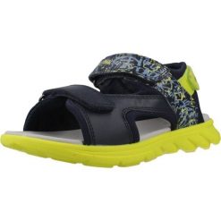 Sandały GEOX J SANDAL AIRADYUM BO Niebieski. Niebieskie sandały Geox, bez wzorów, z syntetyku, sportowe, bez obcasa, bez zapięcia. Za 196.99 zł.