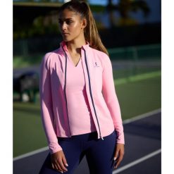 Koszulka/bluza z długim rękawem damska. Czerwone bluzy NORDICDOTS, m, bez wzorów, z elastanu, bez kaptura. Za 365.00 zł.