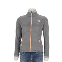 Second life - The North Face bluza damska polarowa szara - Jak nowy. Szare bluzy The North Face, l, bez wzorów, z polaru, bez kaptura. Za 170.36 zł.