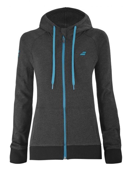 Bluza rozpinana Babolat Exercise Hood Jacket. Czarne bluzy BABOLAT, xs, bez wzorów, z bawełny, z kapturem. Za 134.00 zł.