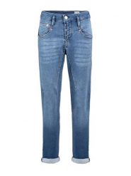Herrlicher Dżinsy - Slim fit - w kolorze niebieskim rozmiar: W28. Niebieskie jeansy Herrlicher, bez wzorów, z podwyższonym stanem. Za 149.66 zł.