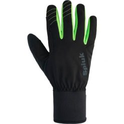 Długie rękawice rowerowe membrana Spiuk Anatomic. Czarne rękawiczki SPIUK, bez wzorów, sportowe. Za 159.00 zł.