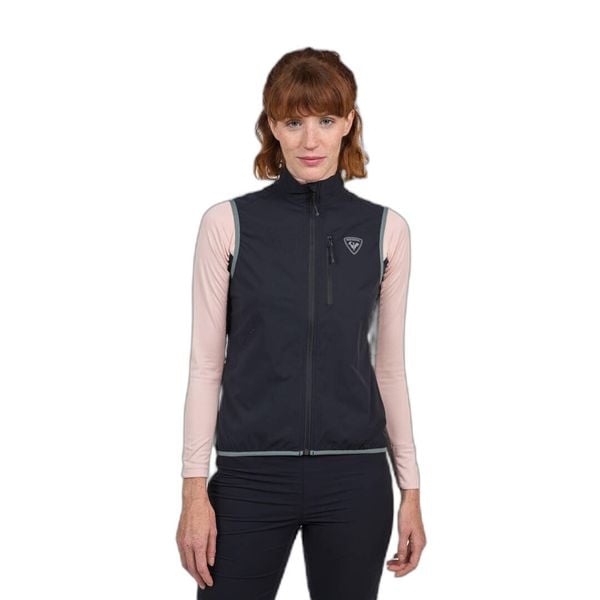 Kurtka narciarska bez rękawów dla kobiet Rossignol Active Versatile XC. Czarne kurtki narciarskie Rossignol, s, bez wzorów, z materiału, bez kaptura, na fitness i siłownię. Za 481.90 zł.