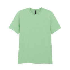 Bawełniana Koszulka Unisex Dla Dorosłych W Miękkim Stylu. Zielone bluzki GILDAN, xl, bez wzorów, z bawełny, sportowe, bez kołnierzyka, bez ramiączek. Za 38.99 zł.