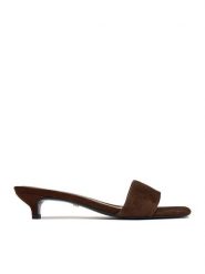 GINO ROSSI Klapki EO-V2229-111-5 Brązowy. Brązowe klapki Gino Rossi, bez wzorów, ze skóry, bez obcasa. Za 299.99 zł.