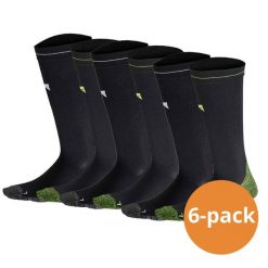 Skarpety kompresyjne do biegania Xtreme, 6 par, Multi Czarne. Czarne skarpety XTREME SOCKSWEAR, bez wzorów. Za 225.99 zł.