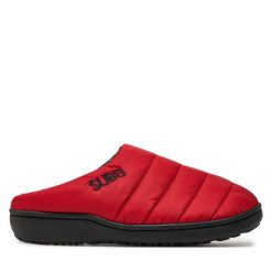 Kapcie Subu. Czerwone obuwie domowe Subu, bez wzorów, bez zapięcia. Za 239.99 zł.