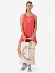 Super.natural Sukienka "Relax Lobster" w kolorze czerwonym rozmiar: XS. Czerwone sukienki super.natural, xs, bez wzorów, z wełny, bez kołnierzyka, bez ramiączek, mini. Za 173.99 zł.