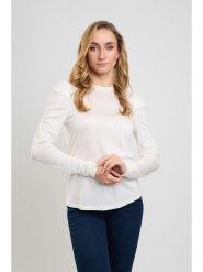 Marks & Spencer Koszulka w kolorze kremowym rozmiar: 40. Brązowe bluzki Marks & Spencer, bez wzorów, z wiskozy, bez kołnierzyka, bez ramiączek. Za 52.79 zł.