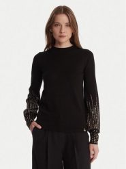 Artigli Sweter ACMA002879 Czarny Regular Fit. Czarne swetry Artigli, m, bez wzorów, z wiskozy, bez ramiączek. Za 289.99 zł.