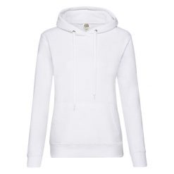 Bluza Damska Z Kapturem. Białe bluzy FRUIT OF THE LOOM, xl, bez wzorów, z kapturem. Za 123.99 zł.