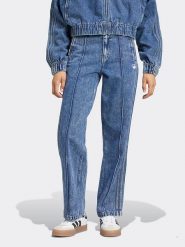 Adidas Dżinsy w kolorze niebieskim rozmiar: W29. Niebieskie jeansy Adidas, bez wzorów, z podwyższonym stanem. Za 274.95 zł.
