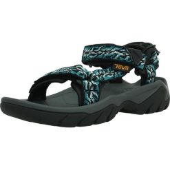 Sandały TEVA W TERRA FI 5 UNI Niebieski. Niebieskie sandały Teva, bez wzorów, z tkaniny, sportowe, bez obcasa, bez zapięcia. Za 381.99 zł.