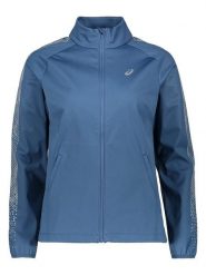 Asics Kurtka sportowa w kolorze niebieskim rozmiar: M. Niebieskie kurtki sportowe Asics, m, bez wzorów, bez kaptura, outdoorowe. Za 203.99 zł.