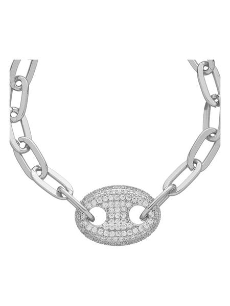 U.S. Polo Assn. Bransoletka z elementem ozdobnym rozmiar: onesize. Szare bransoletki U.S. Polo Assn., z kryształem, metalowe. Za 130.81 zł.