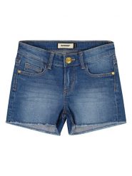 RAIZZED® Szorty dżinsowe "Lima" w kolorze niebieskim rozmiar: 140. Niebieskie szorty bez wzorów, klasyczne, z podwyższonym stanem. Za 73.99 zł.