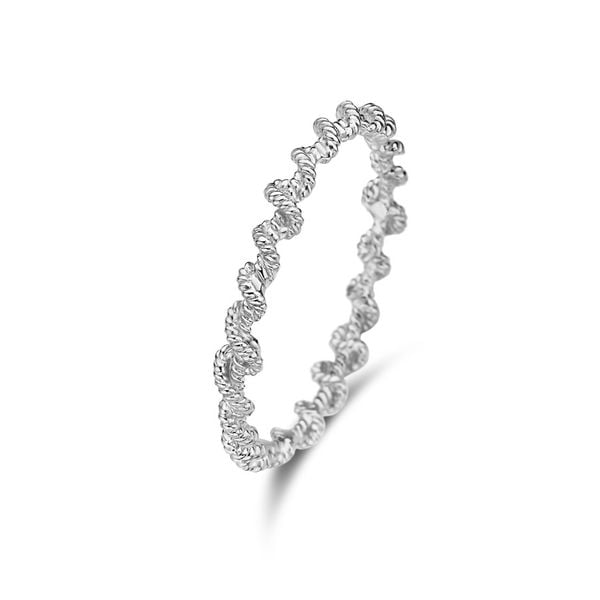 Violet Hamden Pierścionek Violet Hamden Sisterhood Twisted Lunar - 925 sterling silver Pierścionki 1 ct Damski. Szare pierścionki Violet Hamden. Za 127.99 zł.