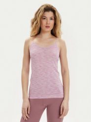 Brubeck Top CM1011W Różowy Slim Fit. Czerwone topy Brubeck, l, bez wzorów, z syntetyku, bez kołnierzyka, bez ramiączek. Za 19.99 zł.