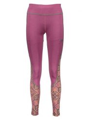 KARI TRAA Legginsy sportowe w kolorze granatowo-jasnoróżowym rozmiar: L. Niebieskie legginsy Kari Traa, l, bez wzorów, z wełny, z podwyższonym stanem. Za 152.98 zł.