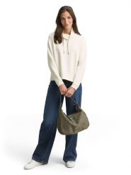 Tom Tailor Bluza w kolorze kremowym rozmiar: XS. Brązowe bluzy Tom Tailor, xs, bez wzorów, bez kaptura. Za 97.51 zł.