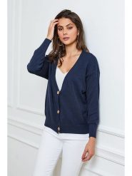 So Cachemire Kardigan "Gino" w kolorze granatowym rozmiar: XL. Niebieskie kardigany So Cachemire, xl, bez wzorów, z kaszmiru. Za 174.84 zł.