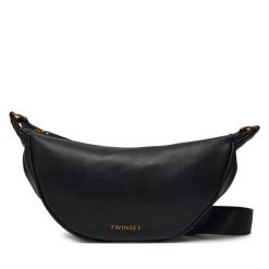Saszetka nerka TWINSET. Czarne torebki klasyczne Twinset, bez wzorów, bez dodatków. Za 679.99 zł.