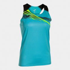 Tank top Joma Elite X. Czarne topy Joma, bez wzorów, bez kołnierzyka, bez ramiączek. Za 160.80 zł.