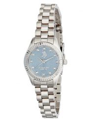 U.S. Polo Assn. Zegarek kwarcowy w kolorze srebrno-błękitnym rozmiar: onesize. Szare, analogowe zegarki U.S. Polo Assn., ze stali. Za 282.99 zł.