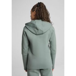 Damska rozpinana bluza z kapturem EVOSTRIPE PUMA Green Moon. Zielone bluzy Puma, xs, bez wzorów, z kapturem. W wyprzedaży za 219.00 zł.