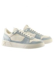 Högl Skórzane sneakersy w kolorze biało-błękitnym rozmiar: 41. Białe trampki Högl, bez wzorów, bez zapięcia. Za 454.95 zł.