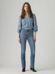 Levi's Dżinsy "725" - Bootcut fit - w kolorze niebieskim rozmiar: W30/L30. Niebieskie jeansy Levi's®, l, z aplikacjami. Za 228.74 zł.