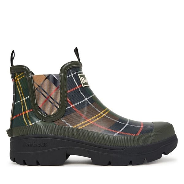 Kalosze Barbour. Zielone kalosze Barbour, bez wzorów. Za 399.99 zł.