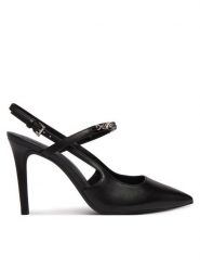 MICHAEL Michael Kors Szpilki Dina 40R6DIHP1L Czarny. Czarne szpilki MICHAEL Michael Kors, bez wzorów, ze skóry, bez obcasa, na szpilce, bez zapięcia. Za 769.99 zł.